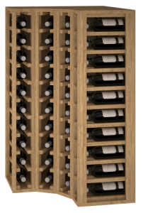 VinoWood - 40 flessen/bouteilles - Hoek/angle int.